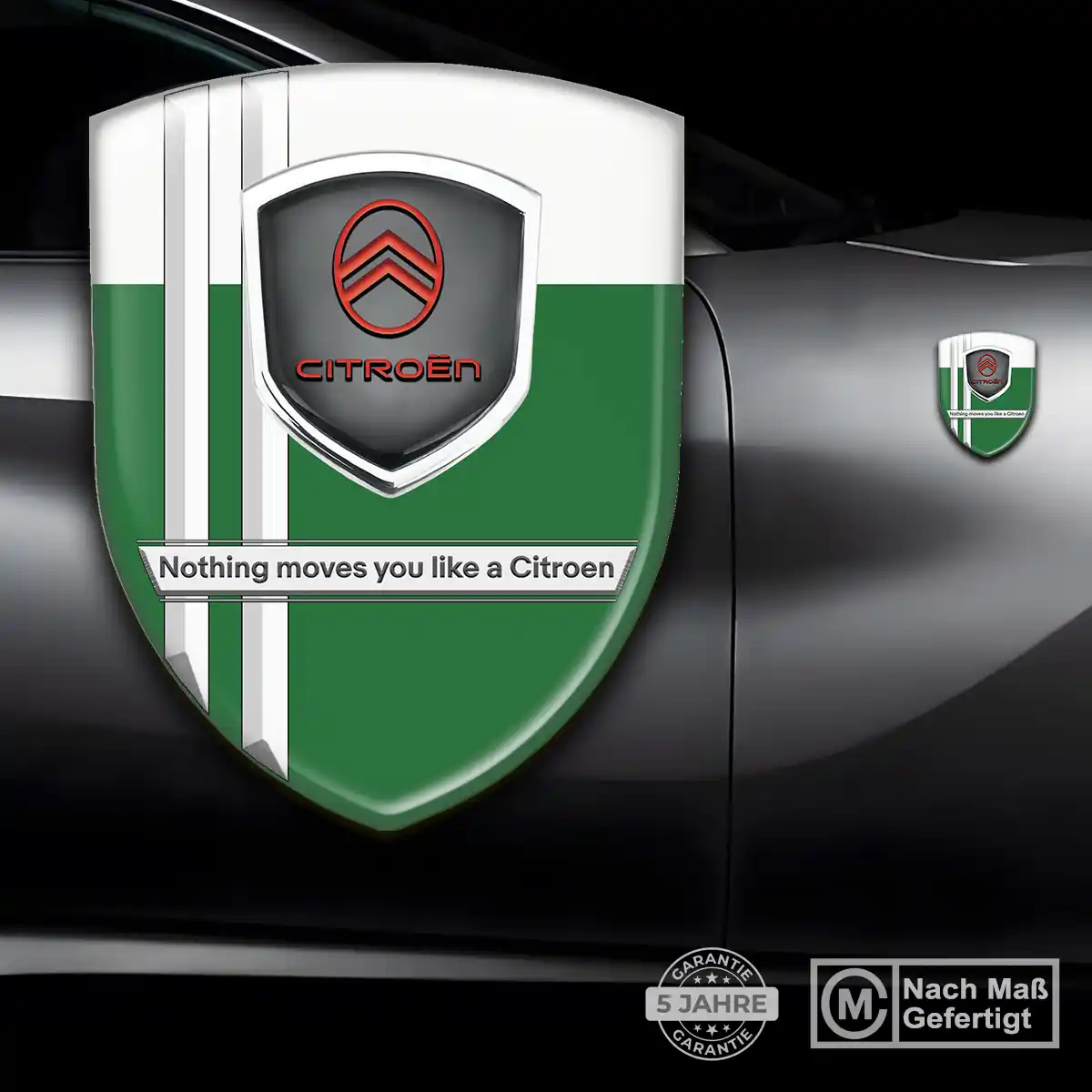 Citroen Aufkleber 3D Gel Emblem Edles Design