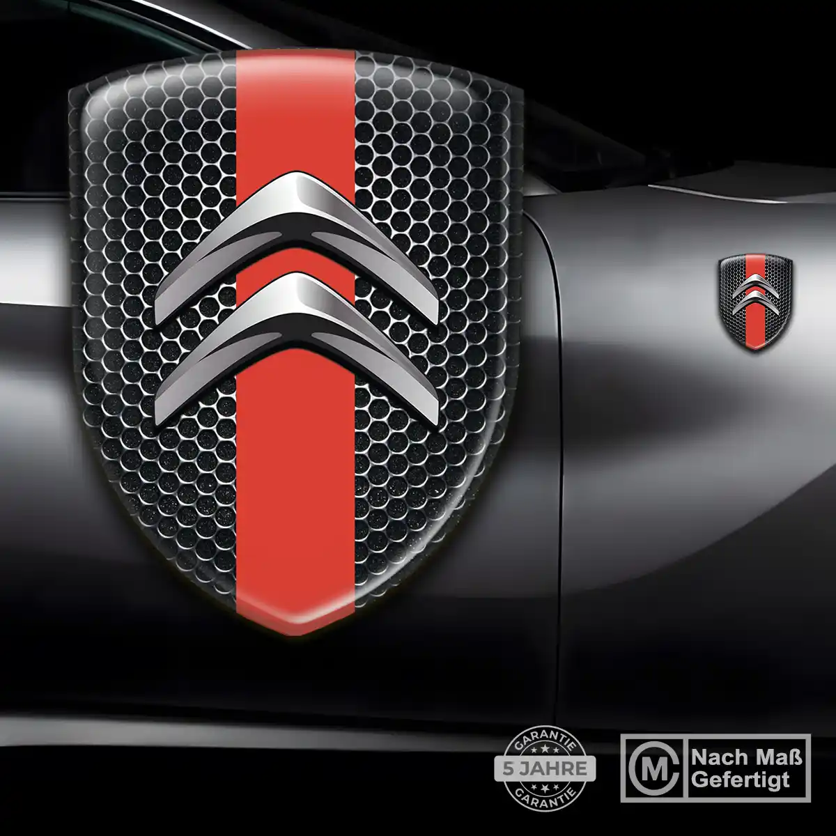 Citroen Aufkleber 3D Gel Emblem Limitierte Auflage