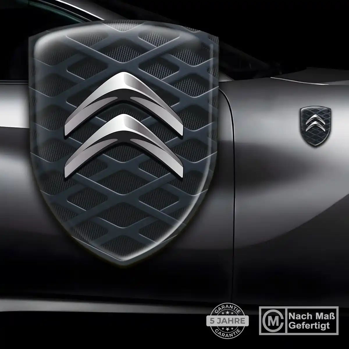 Citroen Aufkleber 3D Gel Emblem Luxus-Edition