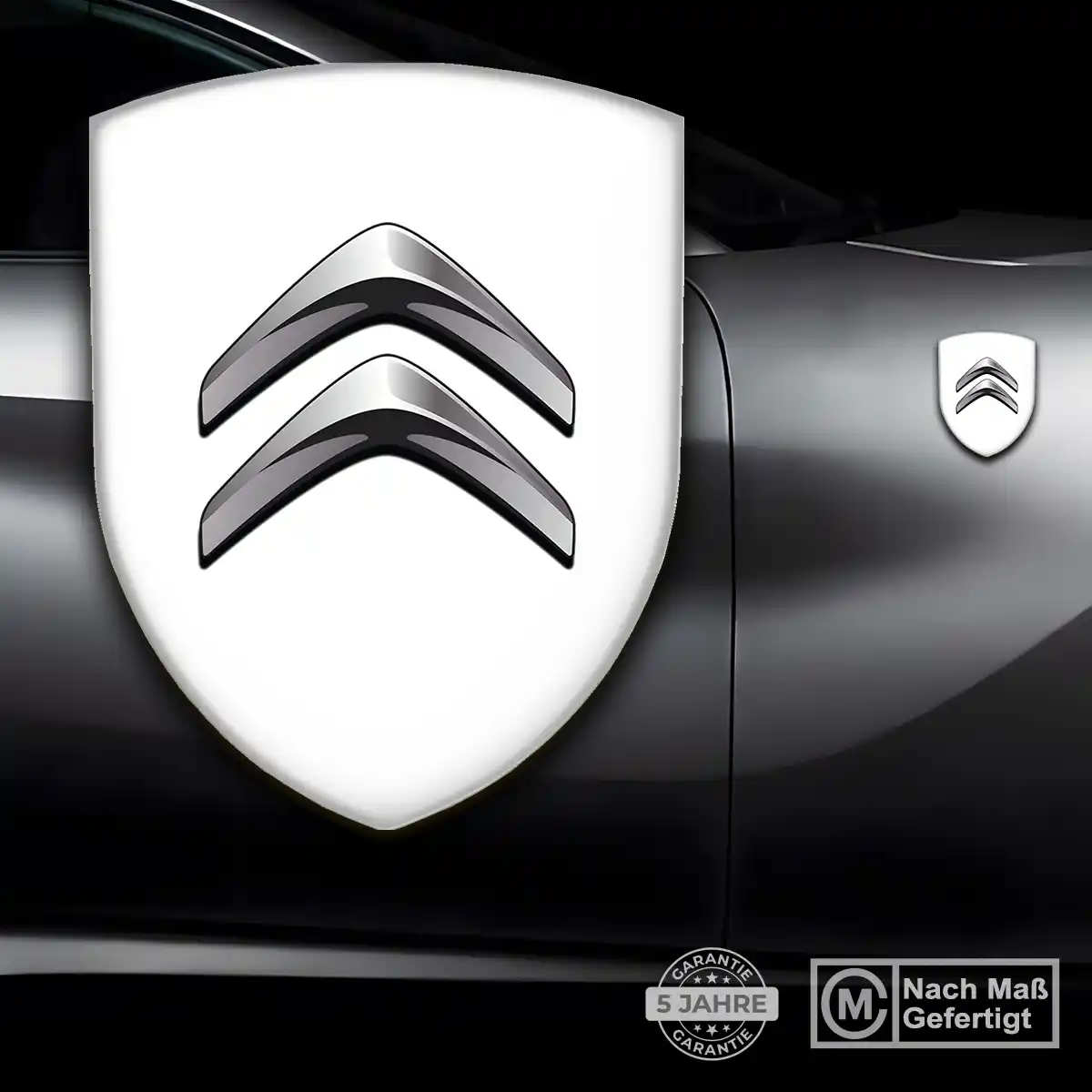 Citroen Aufkleber 3D Gel Emblem Modernes Design
