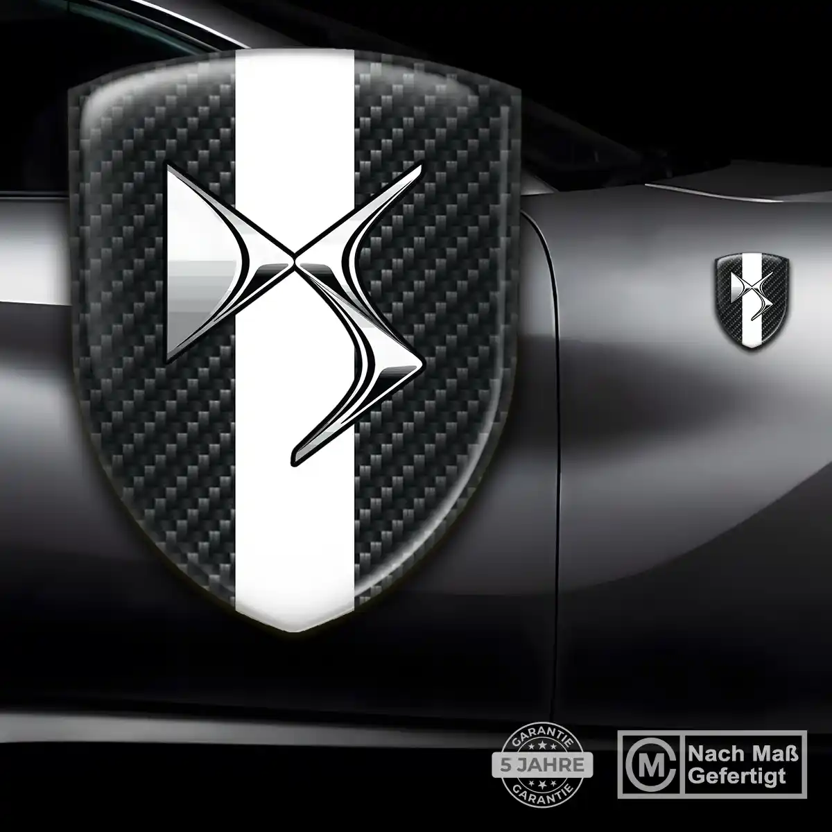 Citroen Aufkleber 3D Gel Emblem Premium-Edition