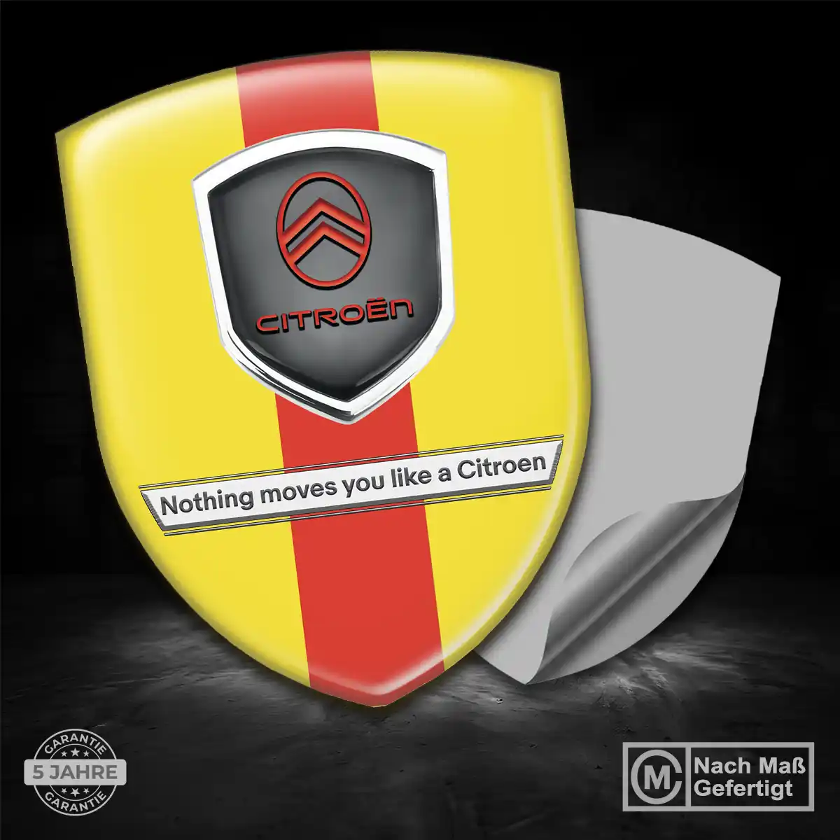 Citroen Aufkleber 3D Gel Emblem Premiumqualität