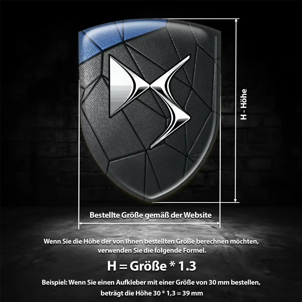 Citroen Aufkleber 3D Gel Emblem Stilvolles Design