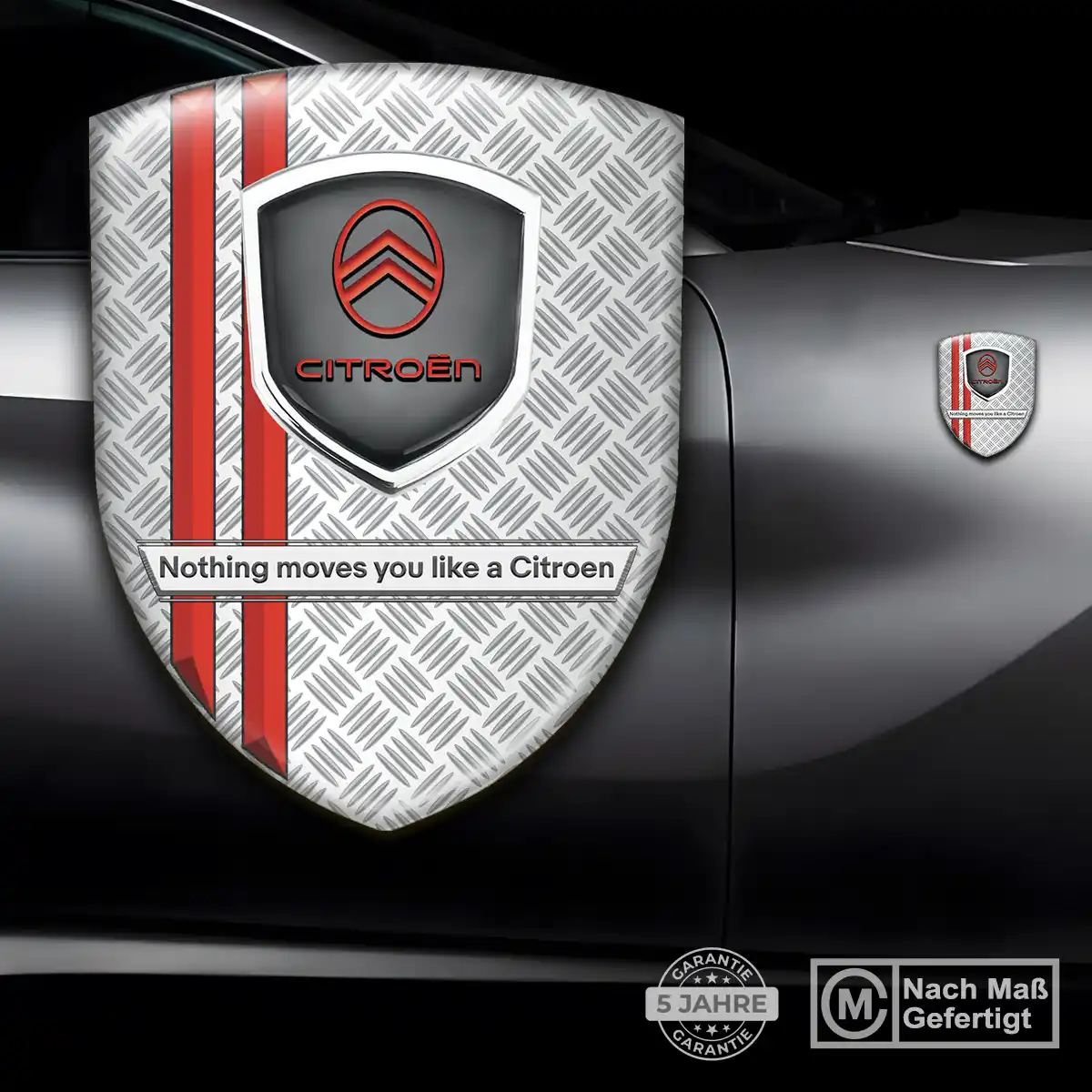 Citroen Aufkleber 3D Gel Embleme Anspruchsvolles Design