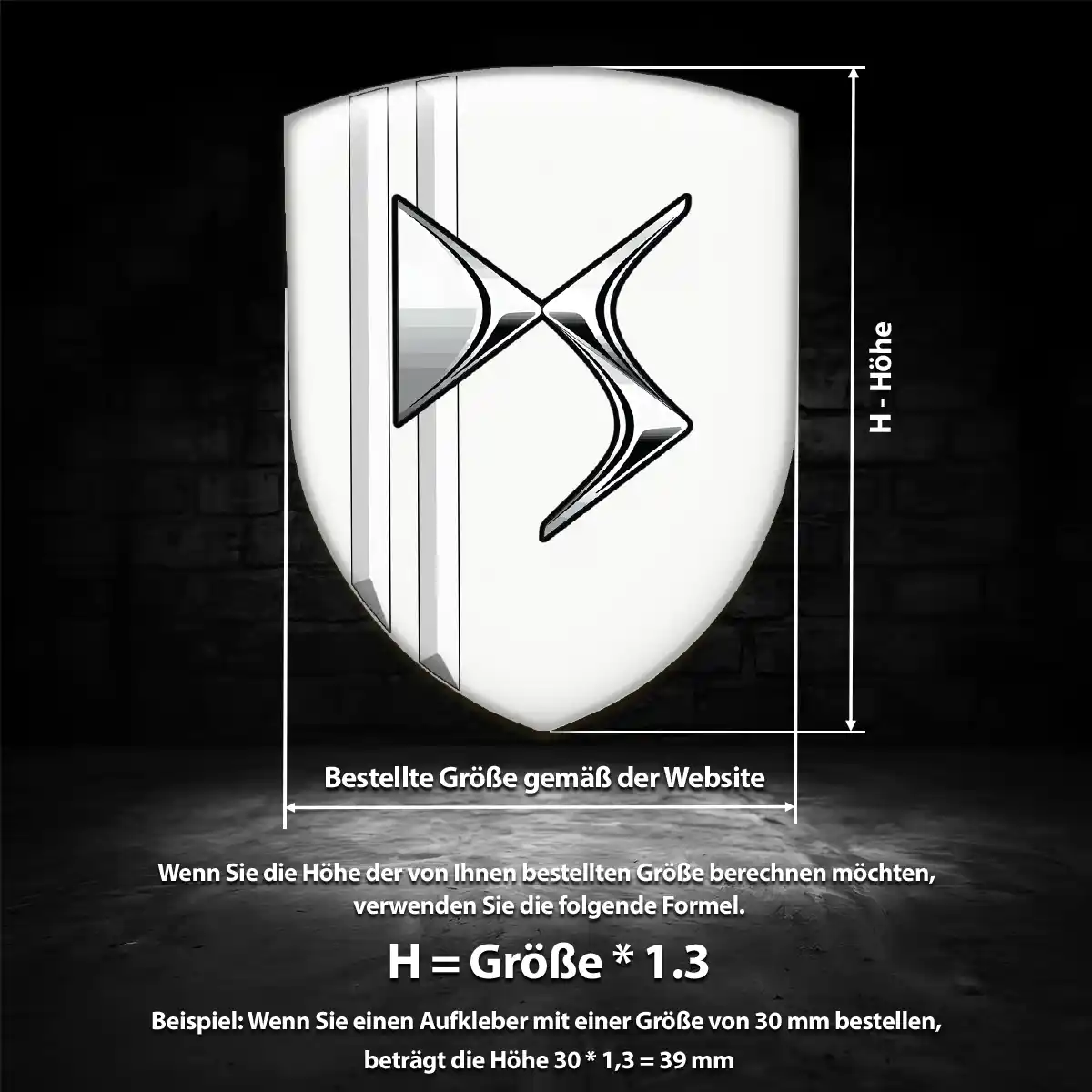 Citroen Aufkleber 3D Gel Embleme Ausdrucksstarkes Design