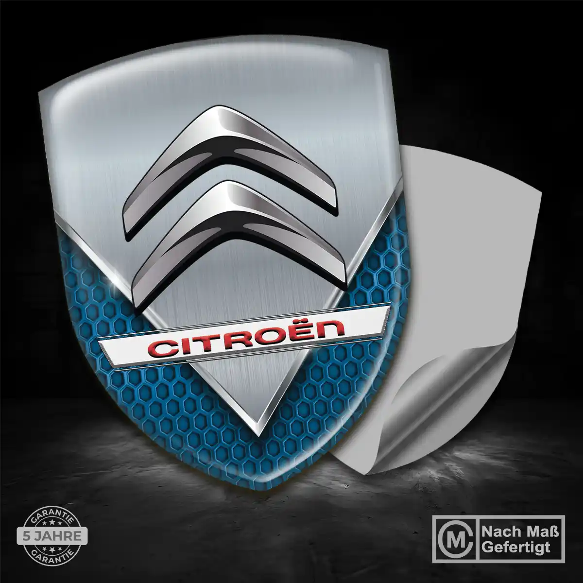 Citroen Aufkleber 3D Gel Embleme Auto Edles Design