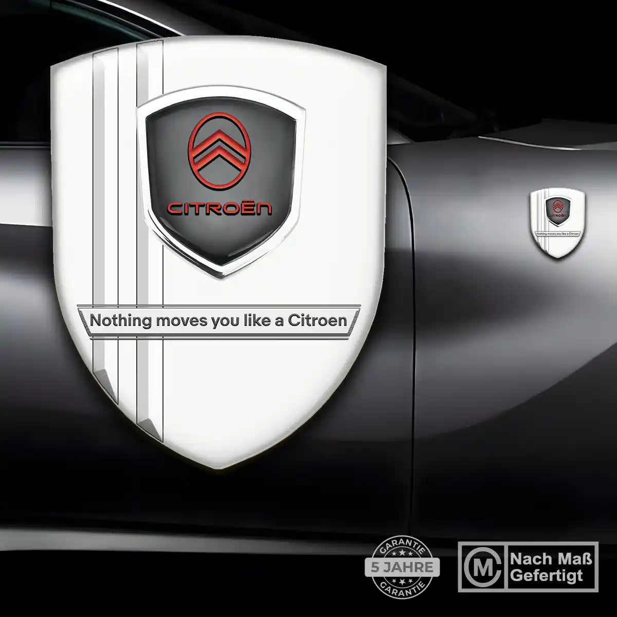 Citroen Aufkleber 3D Gel Embleme Auto Elegantes Design