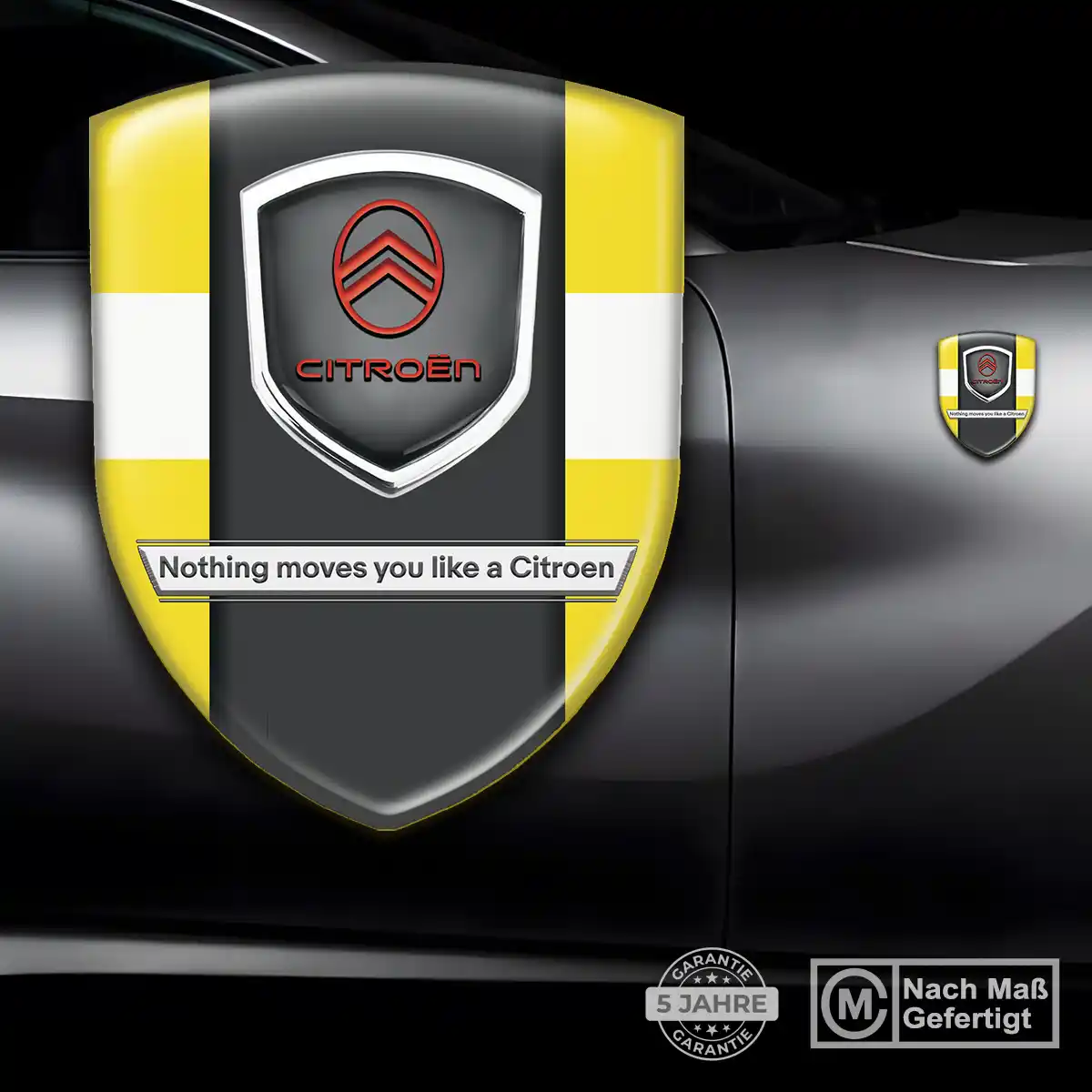 Citroen Aufkleber 3D Gel Embleme Auto Hochwertiges Harz