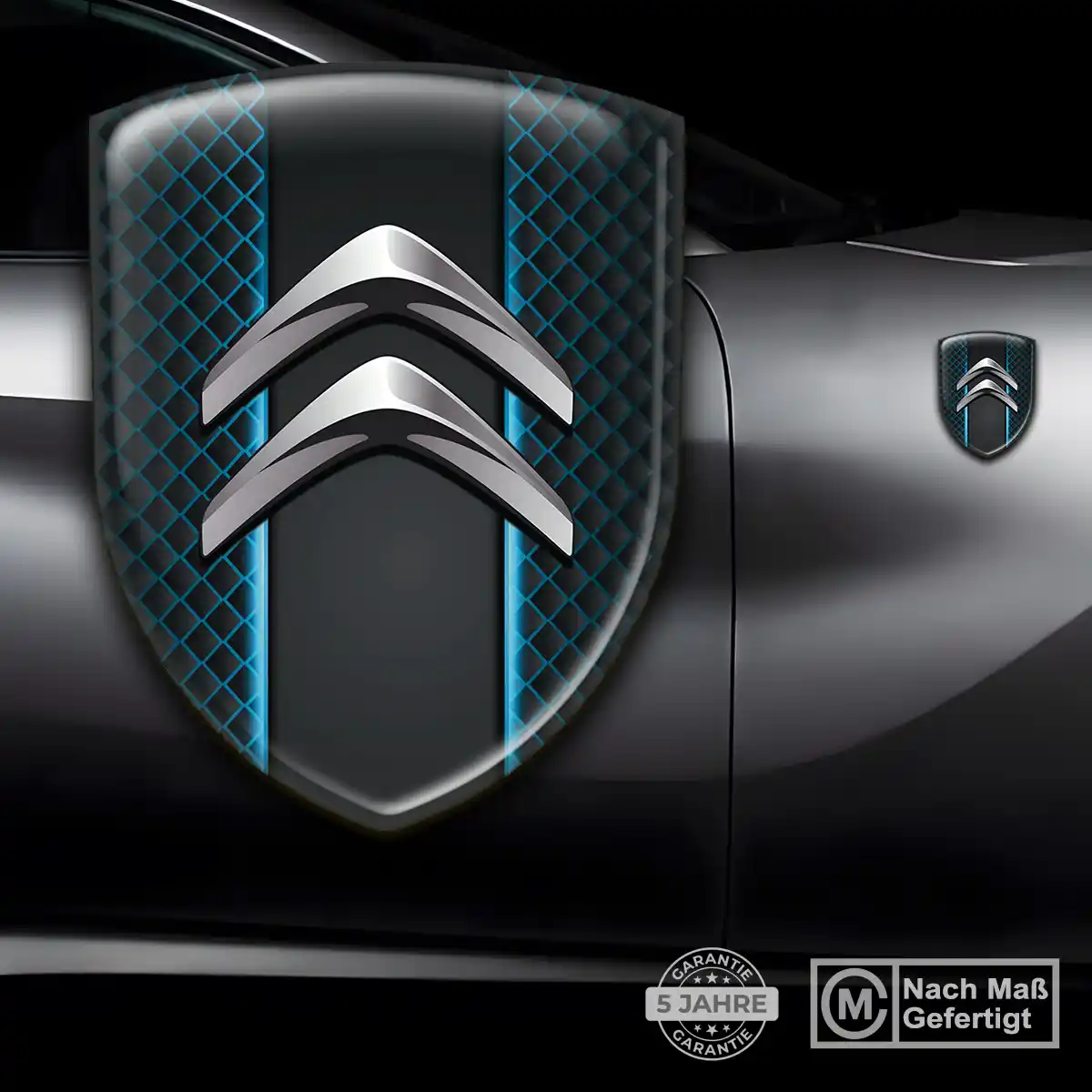 Citroen Aufkleber 3D Gel Embleme Auto Limitierte Auflage