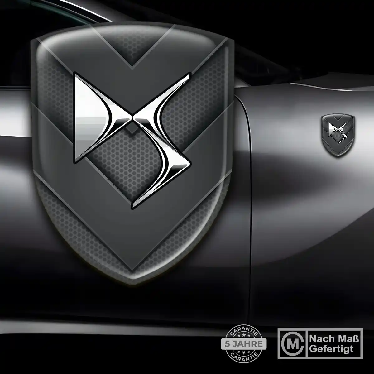 Citroen Aufkleber 3D Gel Embleme Edles Design