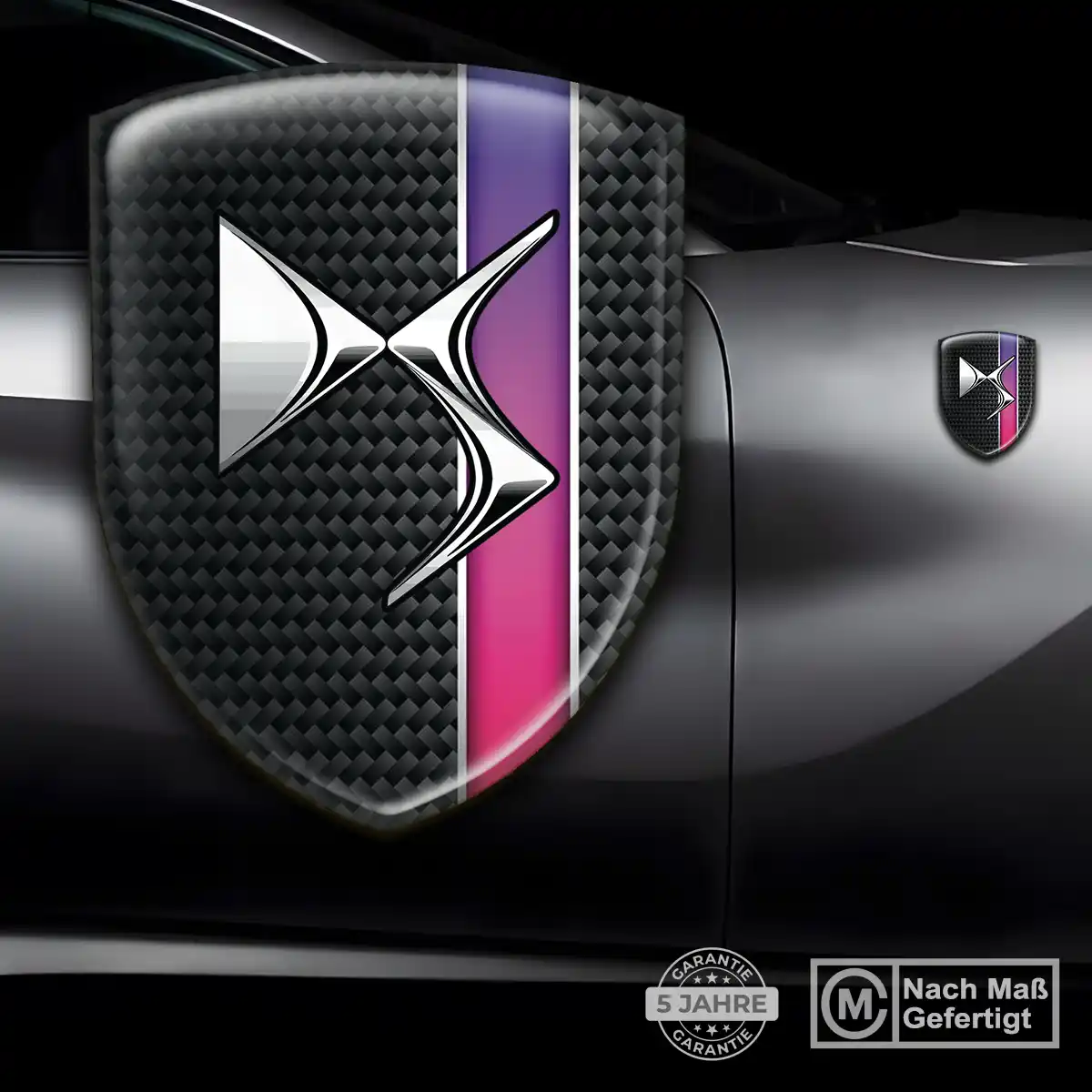 Citroen Aufkleber 3D Gel Embleme Elegantes Design