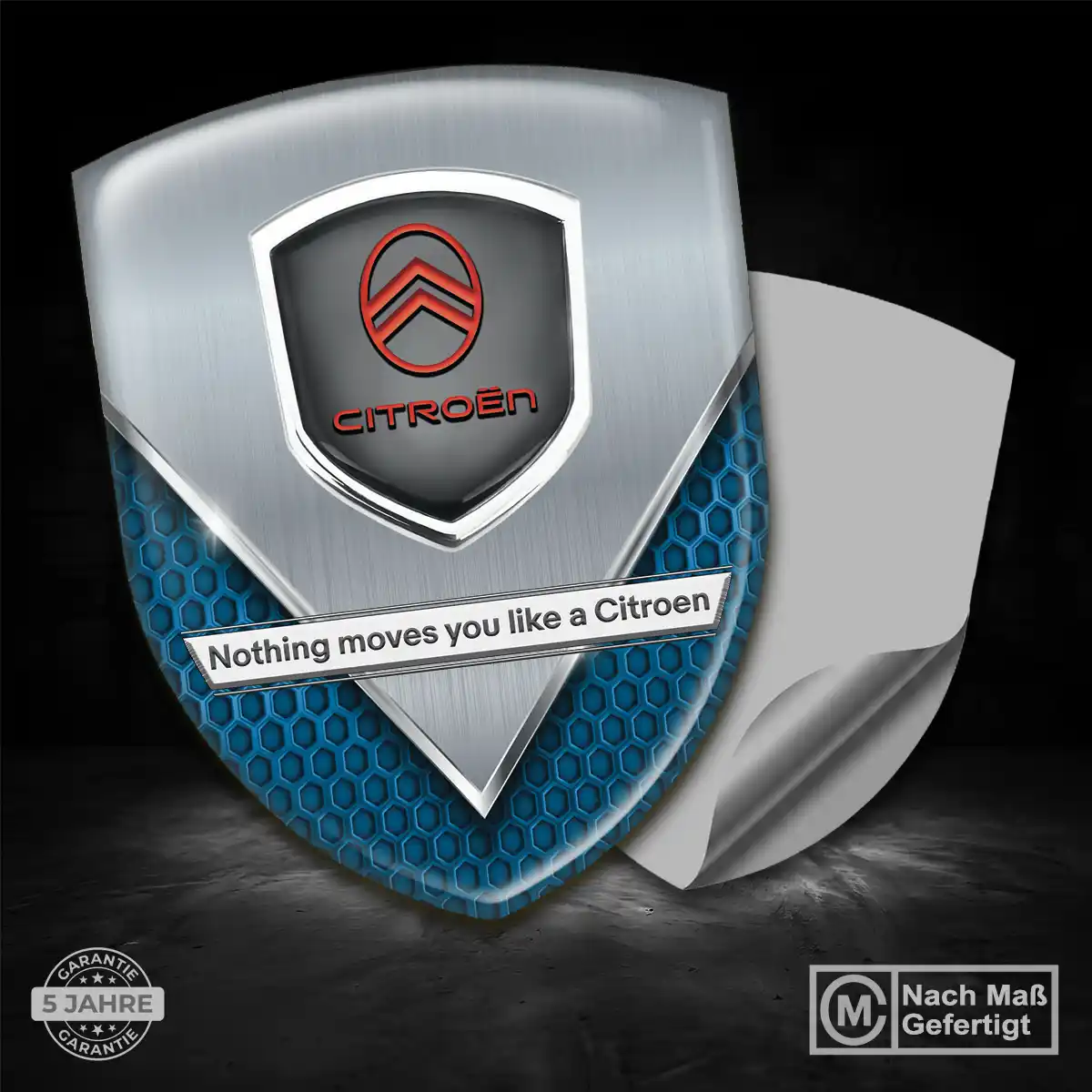 Citroen Aufkleber 3D Gel Embleme Hochwertiges Harz