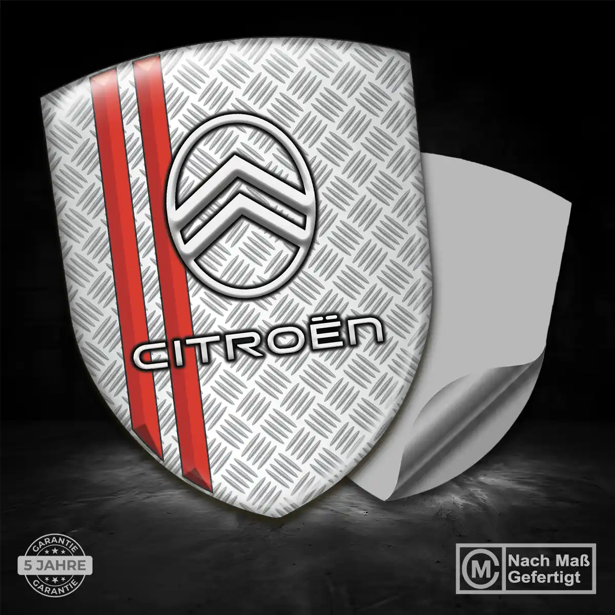 Citroen Aufkleber 3D Gel Embleme Interieurdesign