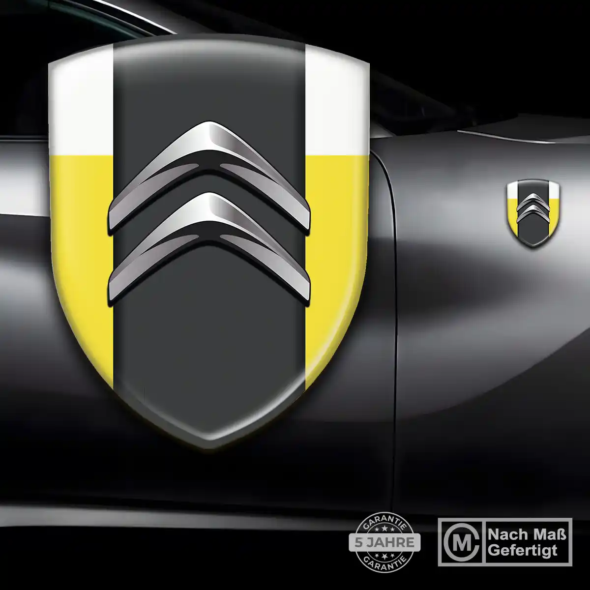 Citroen Aufkleber 3D Gel Embleme Limitierte Auflage