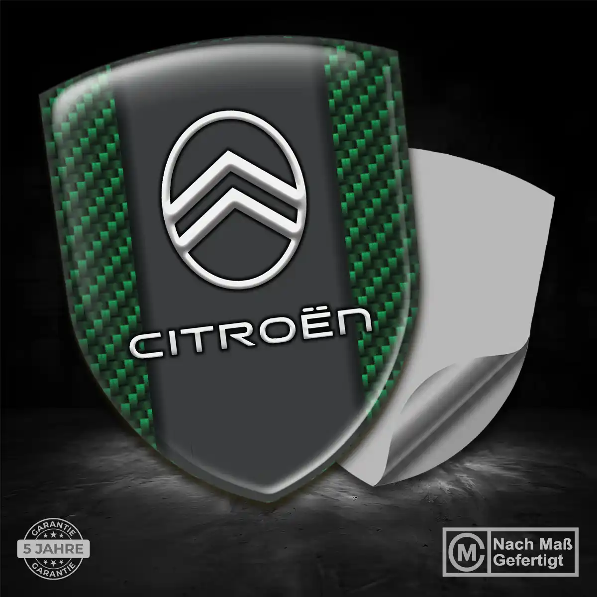 Citroen Aufkleber 3D Gel Embleme Markenedition