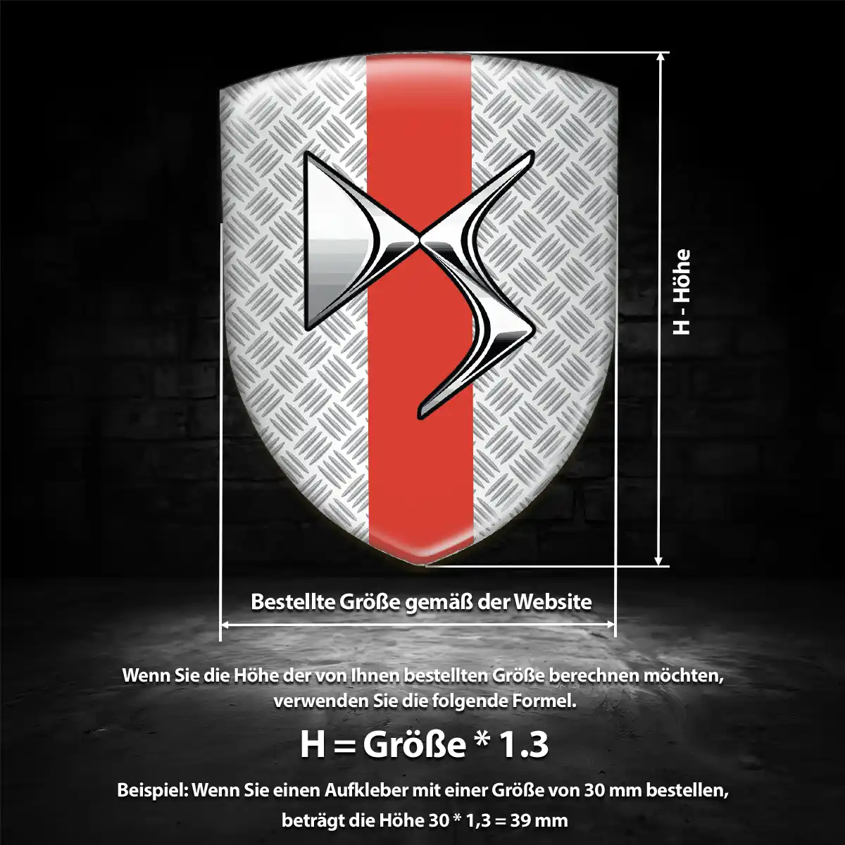 Citroen Aufkleber 3D Gel Embleme Modernes Design