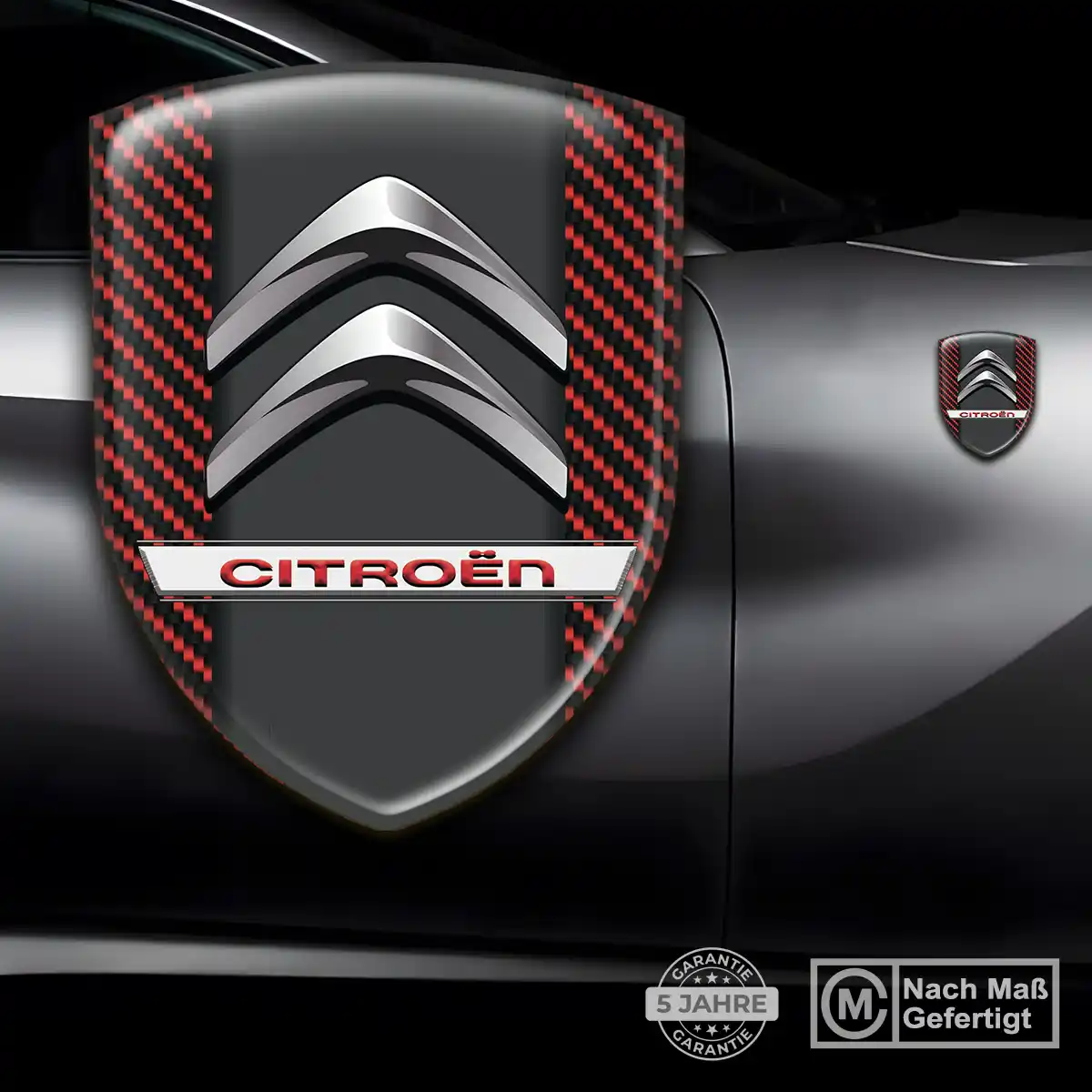 Citroen Aufkleber 3D Gel Embleme Premium-Edition