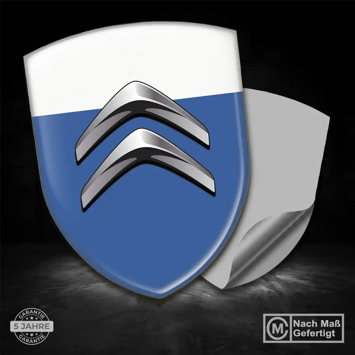 Citroen Aufkleber 3D Gel Embleme Stilvolles Design