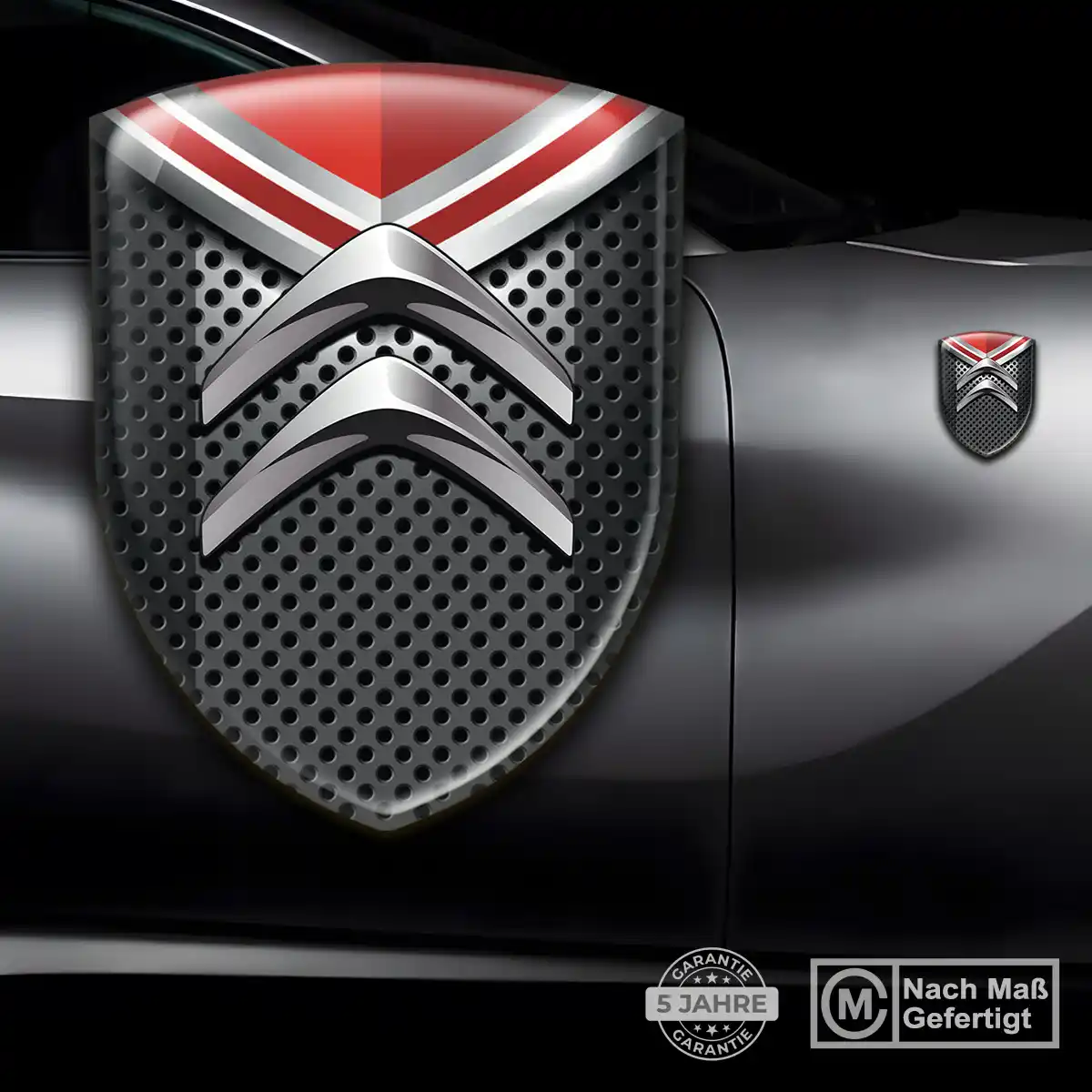 Citroen Aufkleber 3D Gel Embleme Tuningfahrzeug