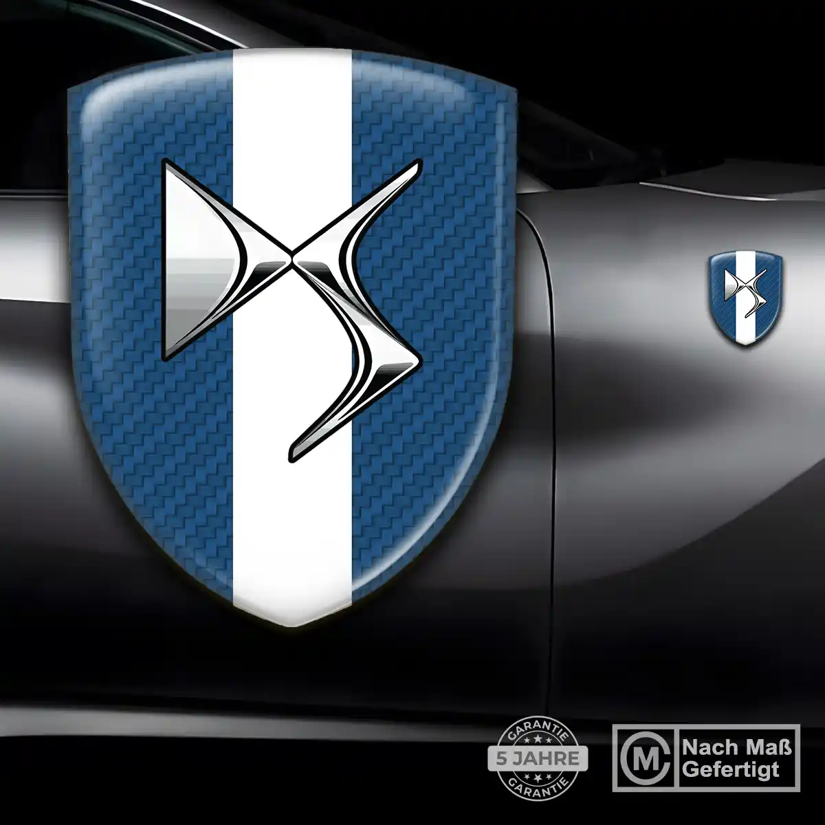 Citroen Aufkleber 3D Gel Silikon Auto Edles Design