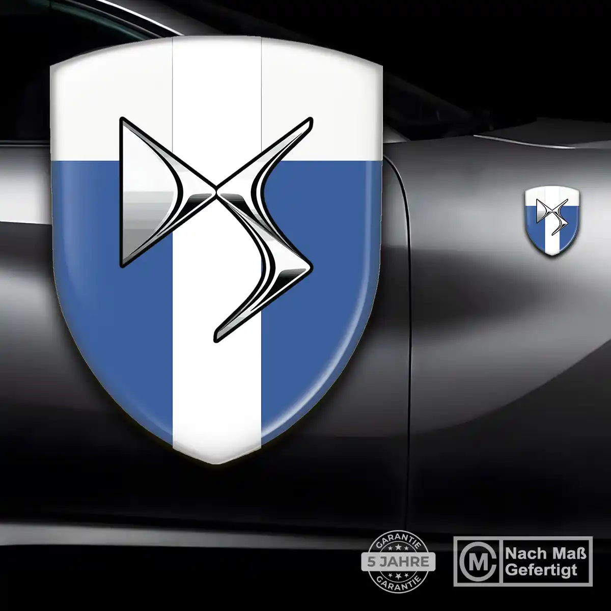 Citroen Aufkleber 3D Gel Silikon Auto Elegantes Design