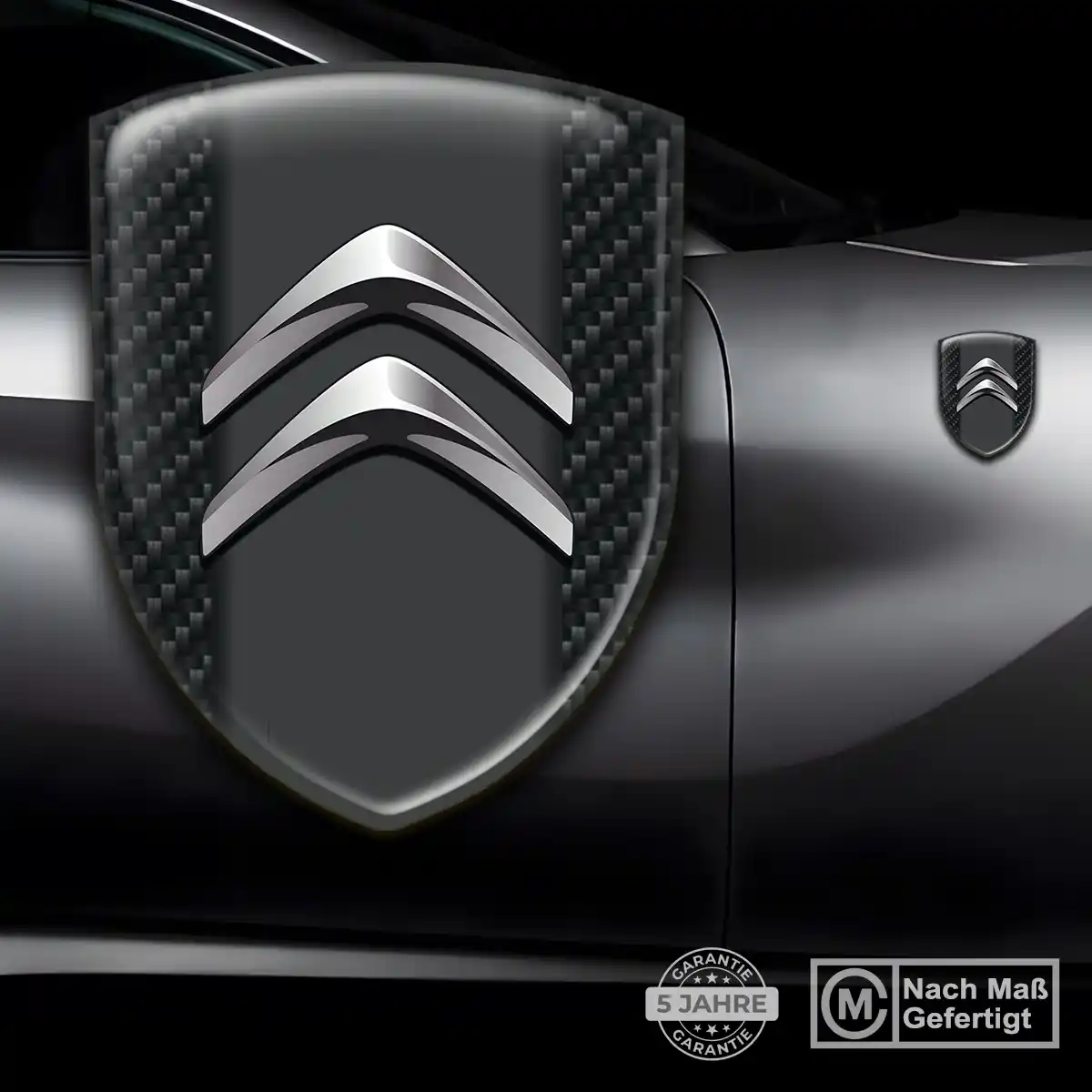 Citroen Aufkleber 3D Gel Silikon Auto Hochwertiges Harz