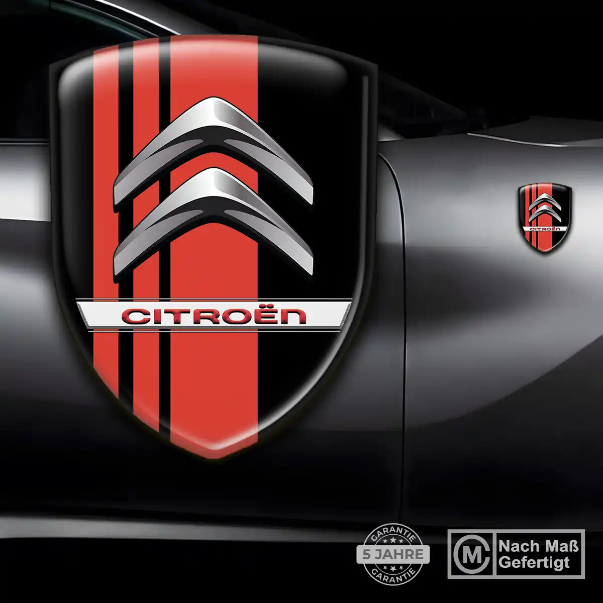 Citroen Aufkleber 3D Gel Silikon Auto Markenedition