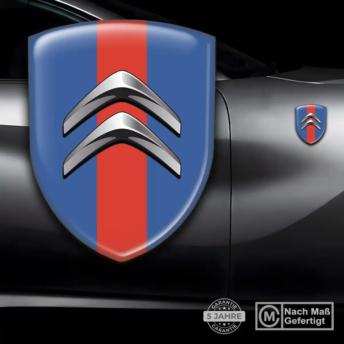 Citroen Aufkleber 3D Gel Silikon Auto Stilvolles Design