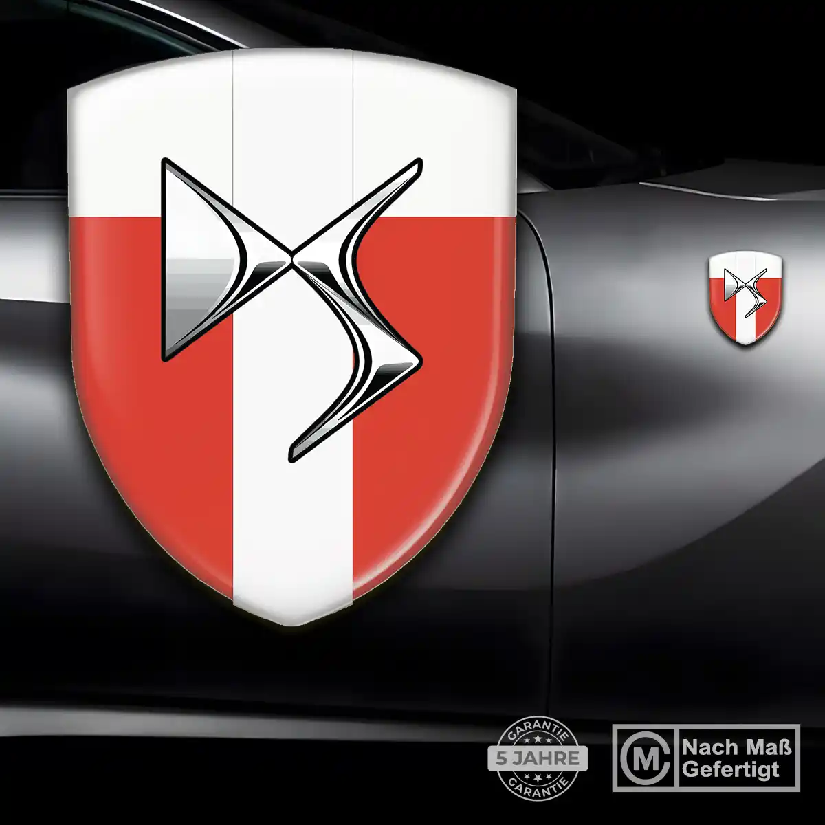 Citroen Aufkleber 3D Gel Silikon Edles Design