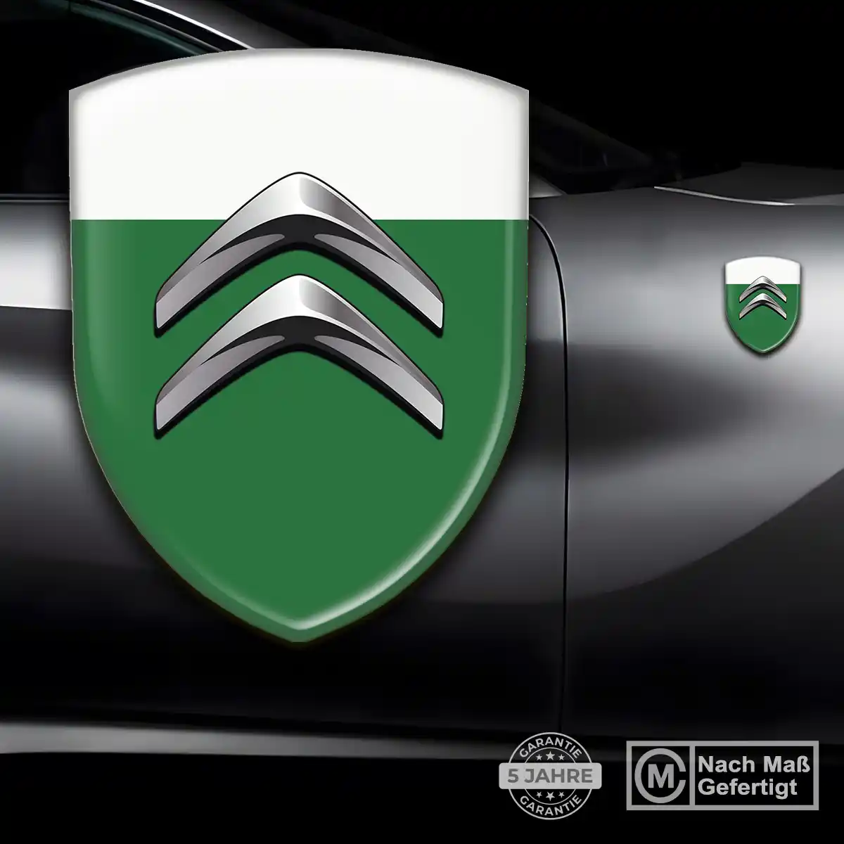 Citroen Aufkleber 3D Gel Silikon Elegantes Design