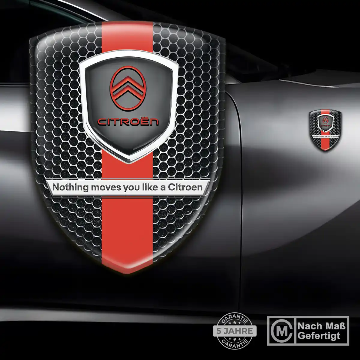Citroen Aufkleber 3D Gel Silikon Interieurdesign