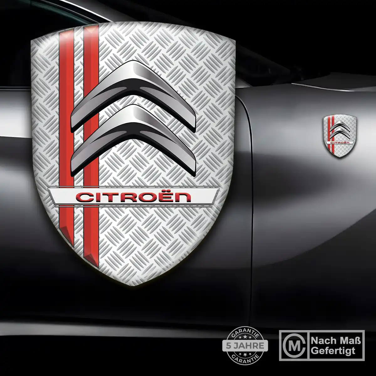 Citroen Aufkleber 3D Gel Silikon Limitierte Auflage