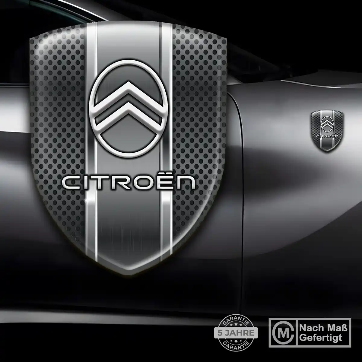 Citroen Aufkleber 3D Gel Silikon Luxus-Edition