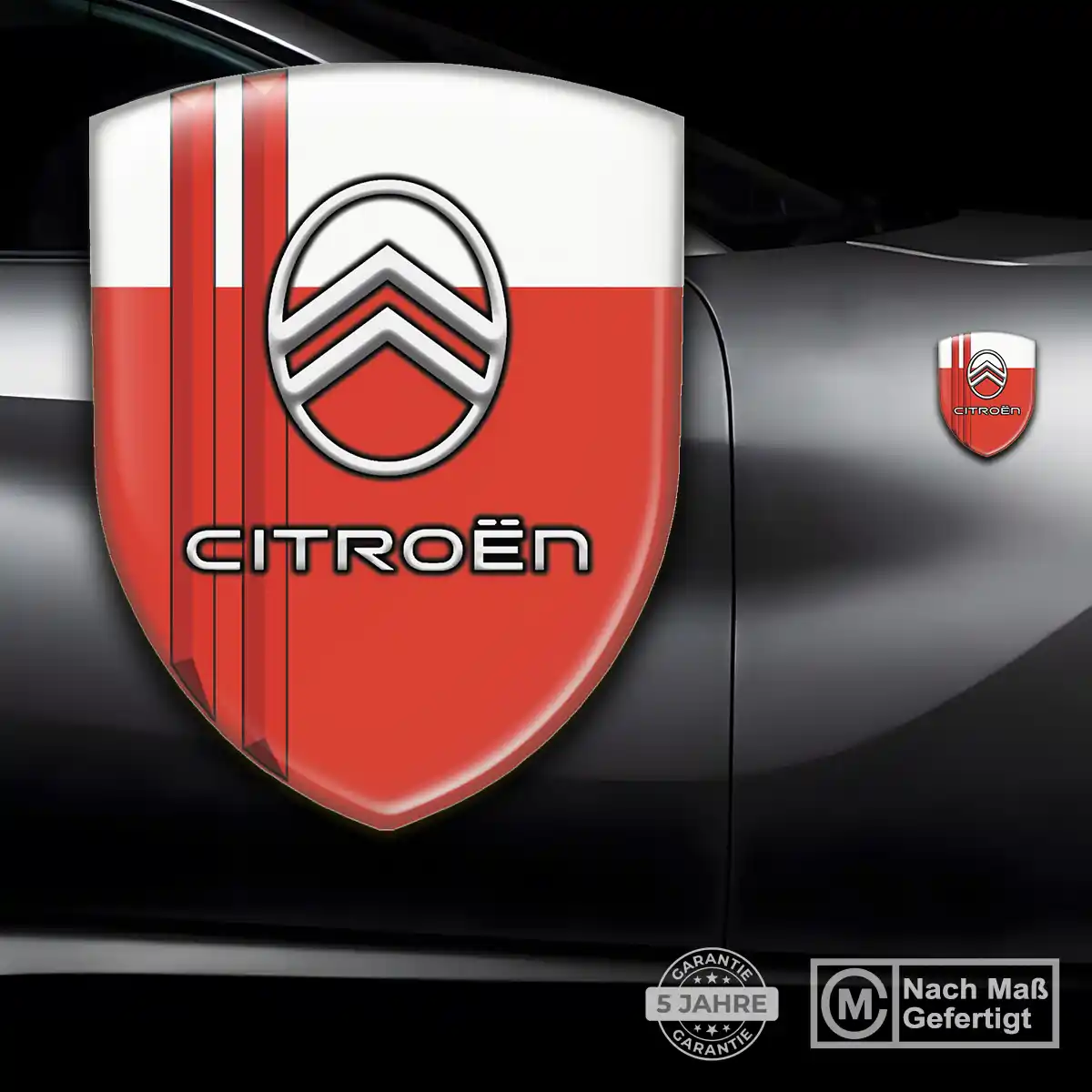 Citroen Aufkleber 3D Gel Silikon Modernes Design