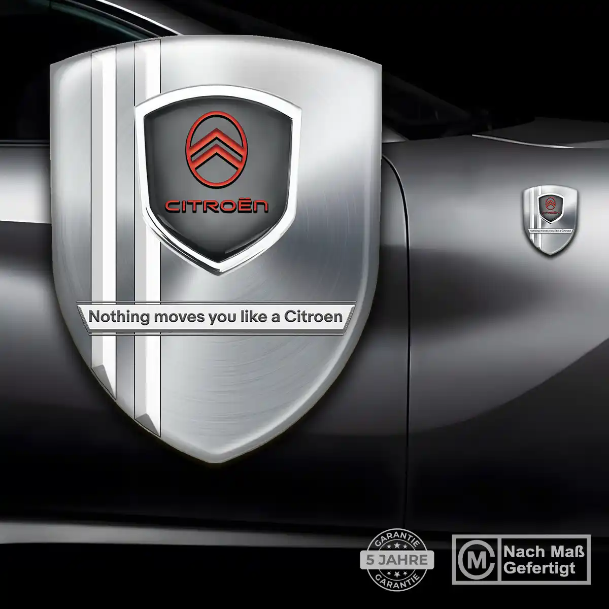 Citroen Aufkleber 3D Gel Silikon Premium-Edition