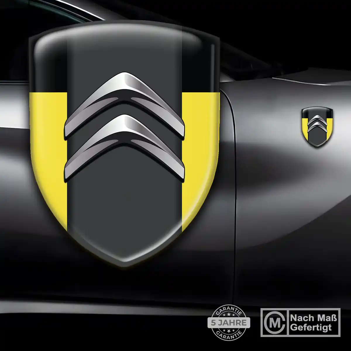 Citroen Aufkleber 3D Gel Silikon Premiumqualität
