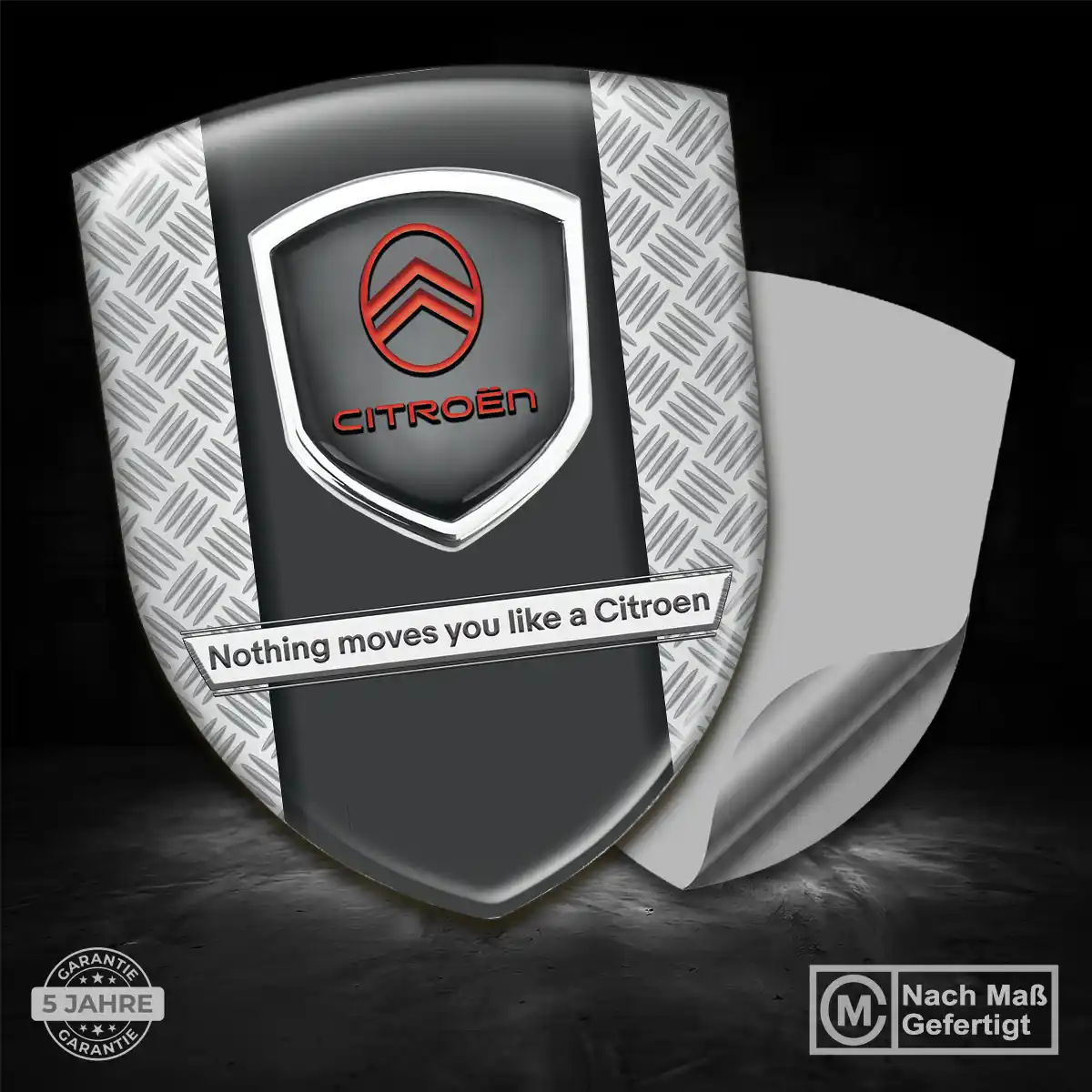Citroen Aufkleber 3D Gel Silikon Stilvolles Design