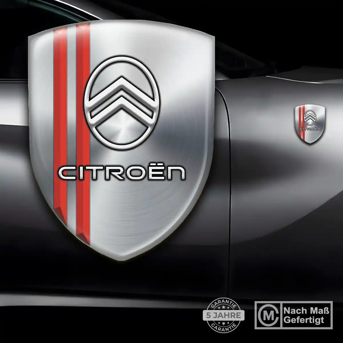 Citroen Aufkleber 3D Gel Silikon Tuningfahrzeug