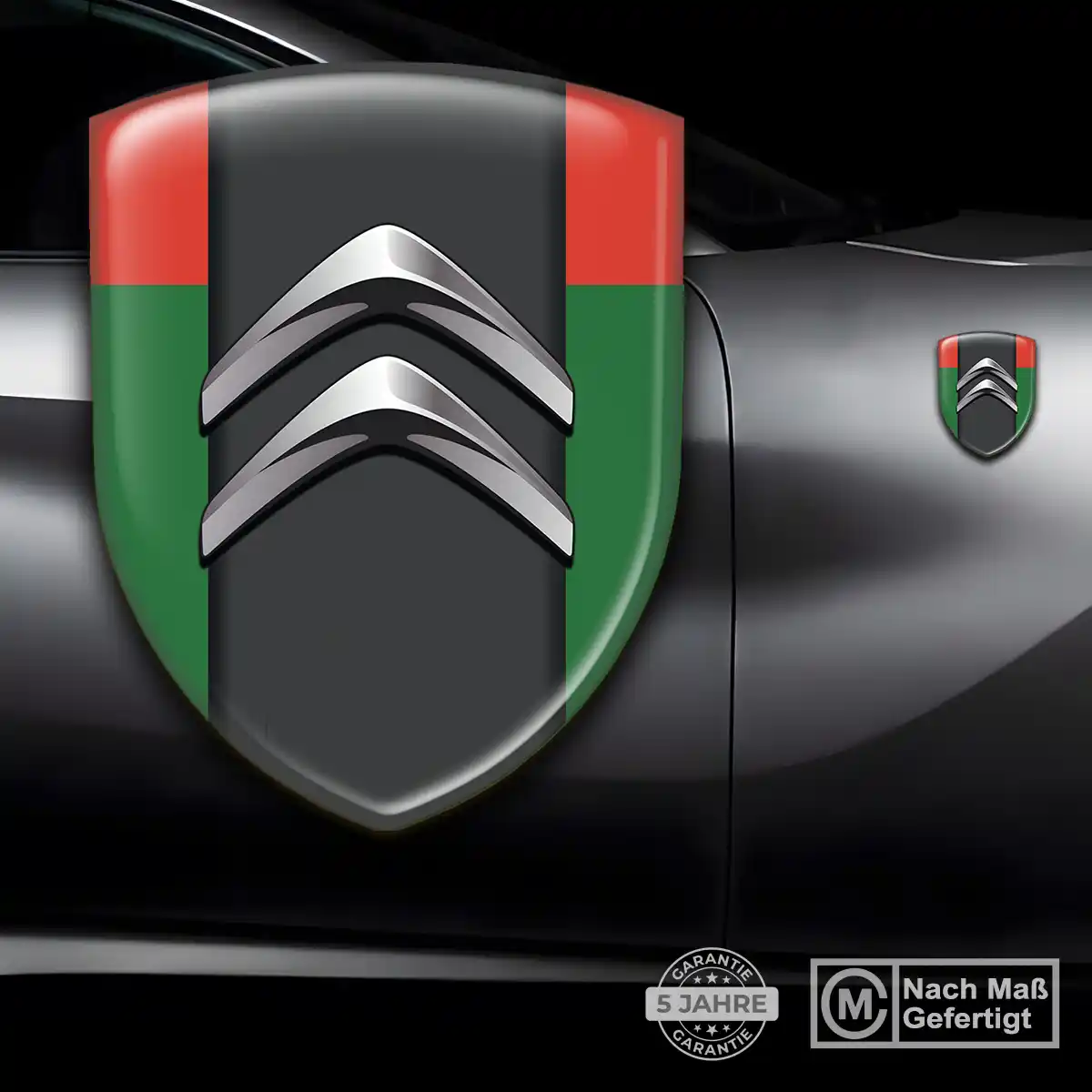 Citroen Aufkleber 3D Gel Wappen Anspruchsvolles Design