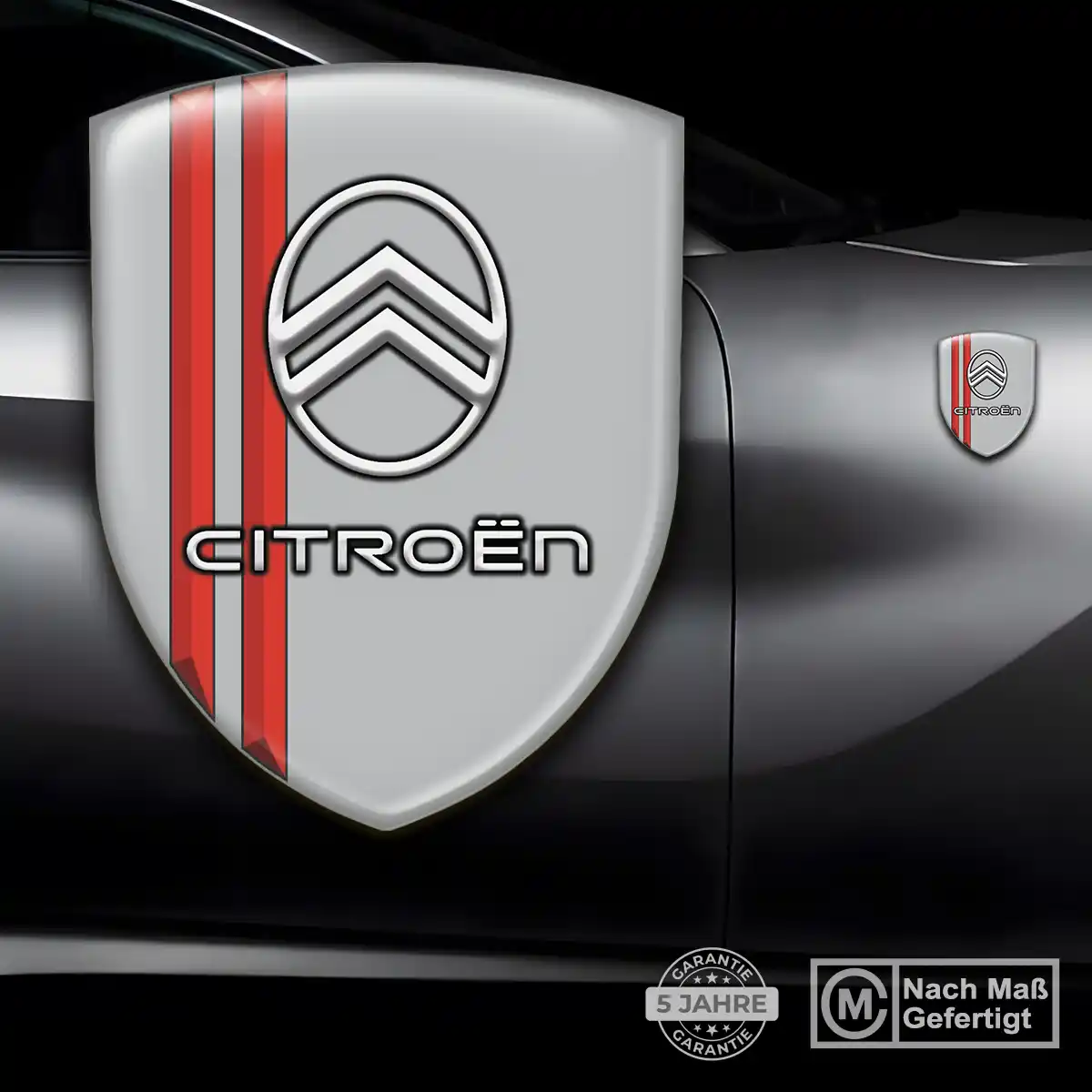 Citroen Aufkleber 3D Gel Wappen Ausdrucksstarkes Design
