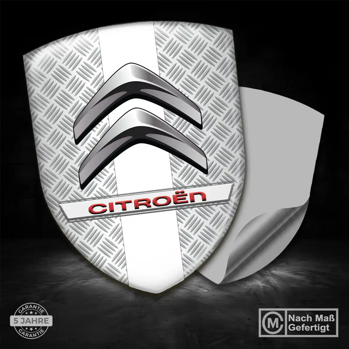 Citroen Aufkleber 3D Gel Wappen Auto Edles Design