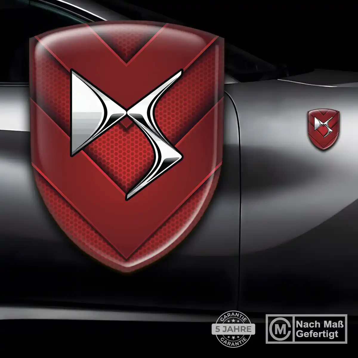 Citroen Aufkleber 3D Gel Wappen Auto Elegantes Design