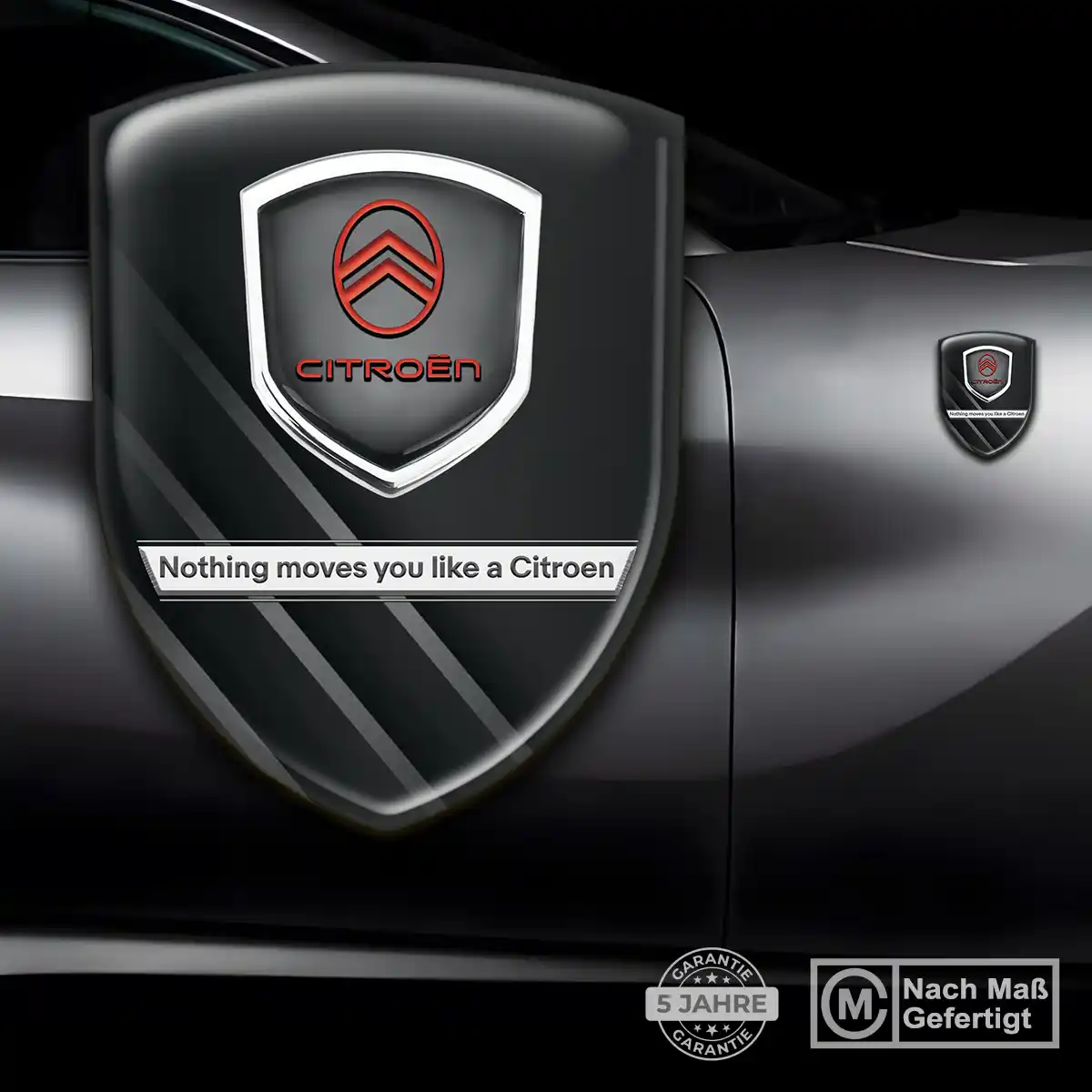 Citroen Aufkleber 3D Gel Wappen Auto Exterieurdesign