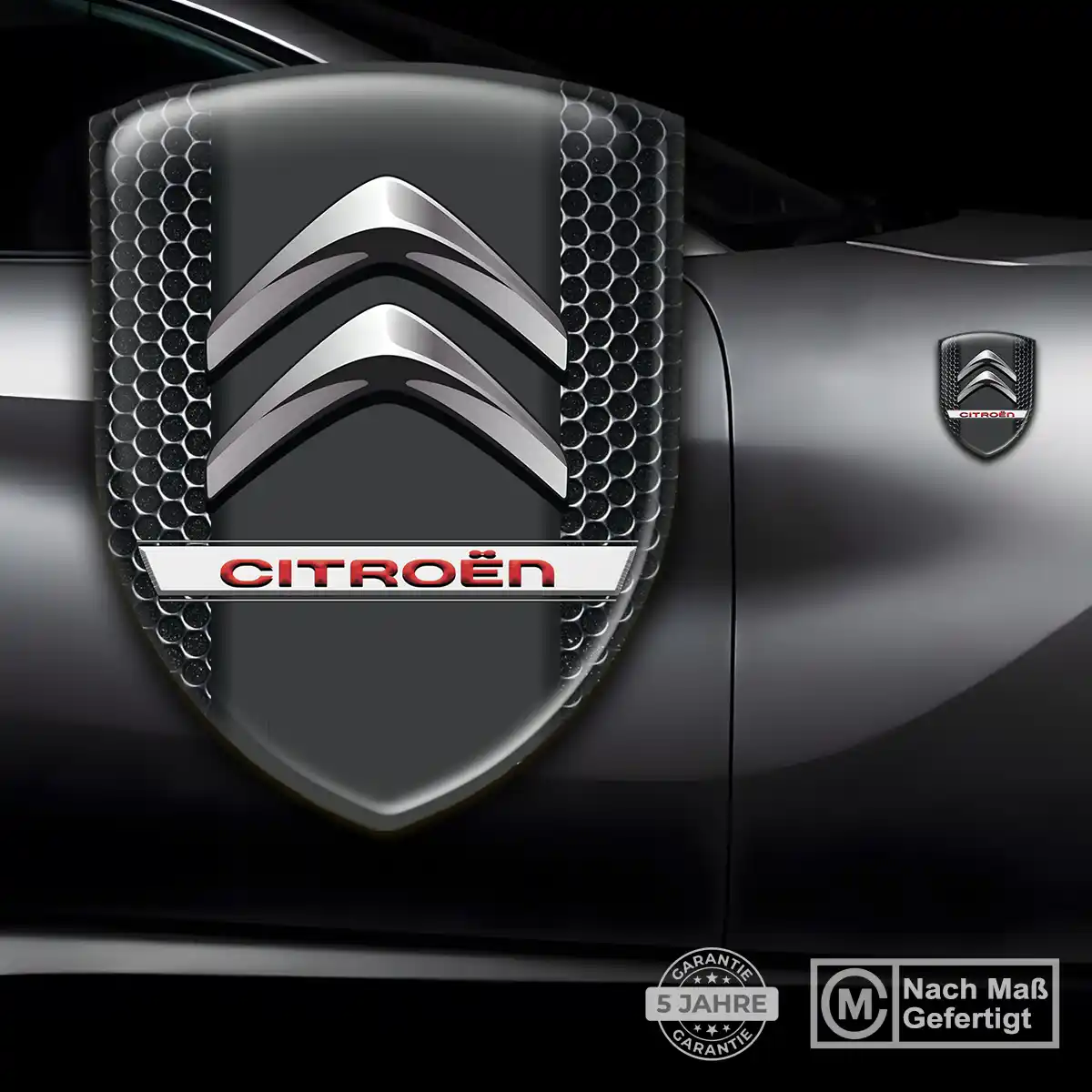 Citroen Aufkleber 3D Gel Wappen Auto Limitierte Auflage