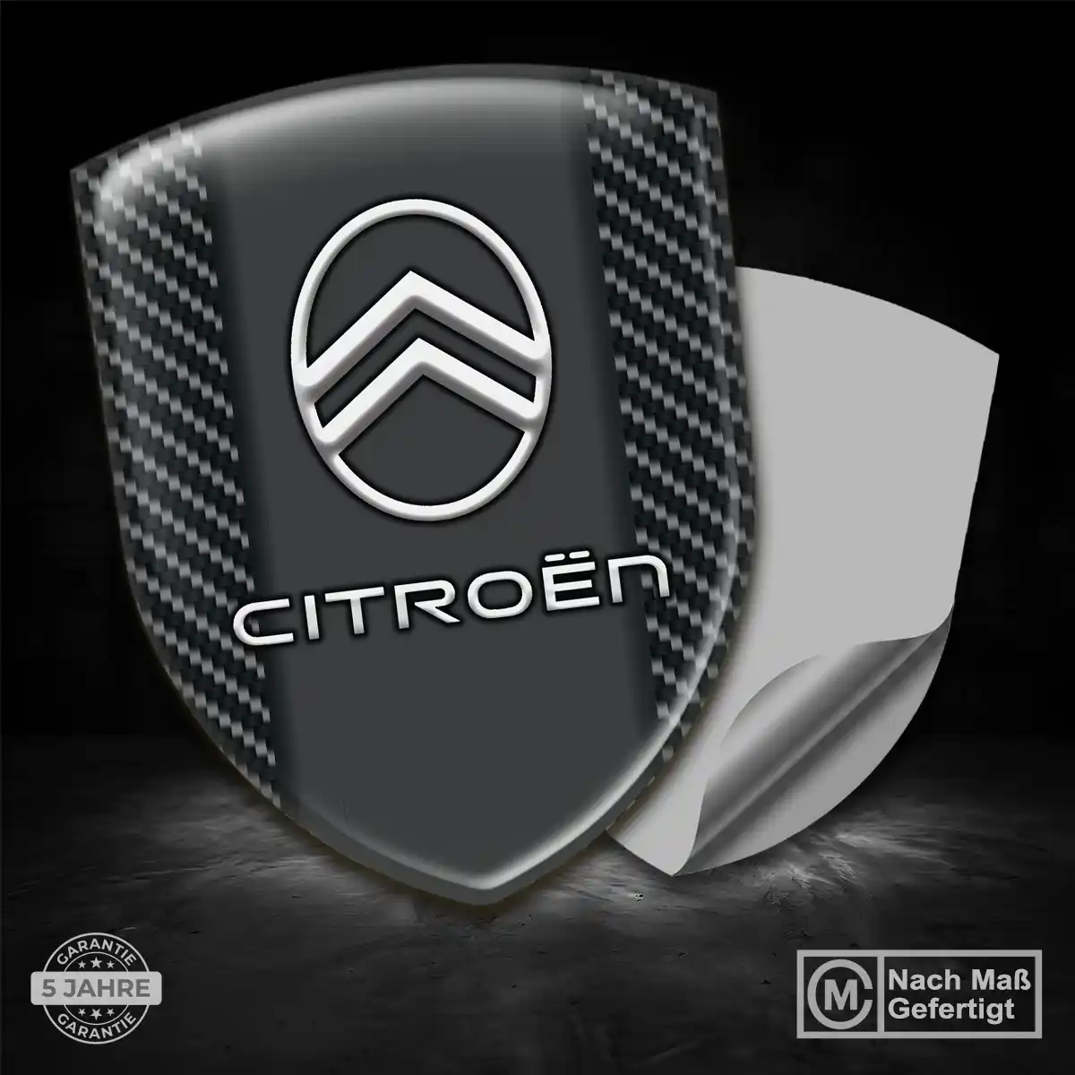 Citroen Aufkleber 3D Gel Wappen Auto Luxus-Edition
