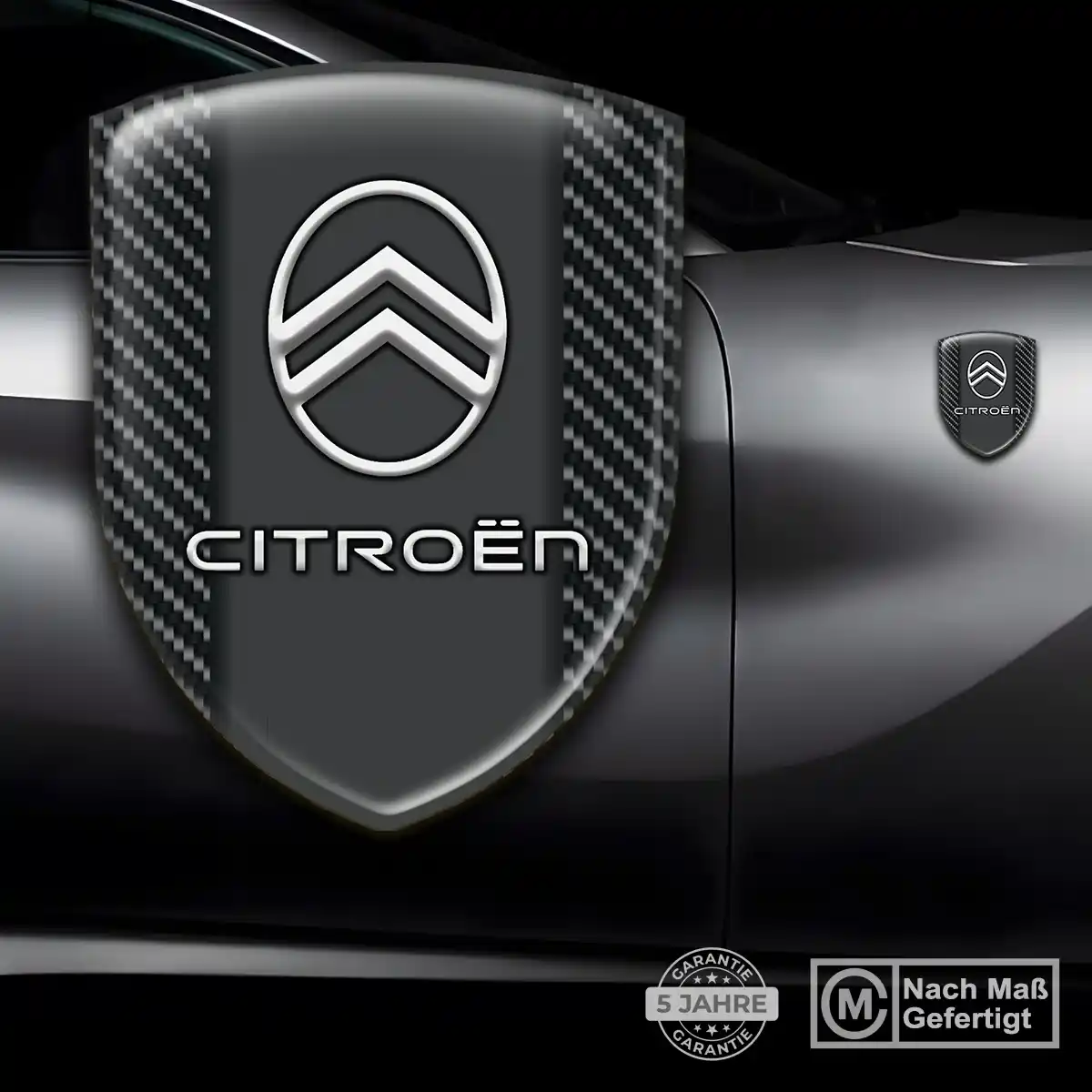 Citroen Aufkleber 3D Gel Wappen Auto Luxus-Edition