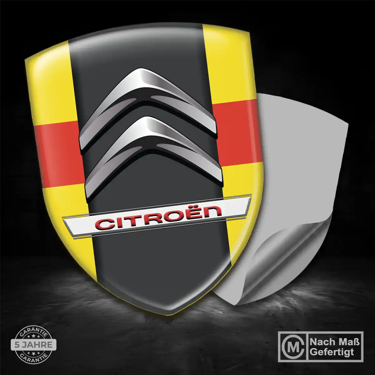 Citroen Aufkleber 3D Gel Wappen Auto Modernes Design