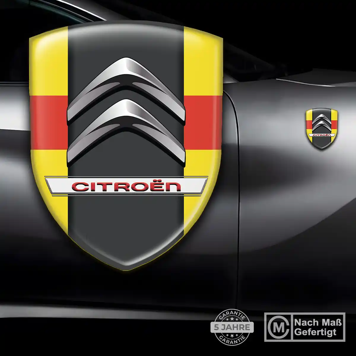 Citroen Aufkleber 3D Gel Wappen Auto Modernes Design