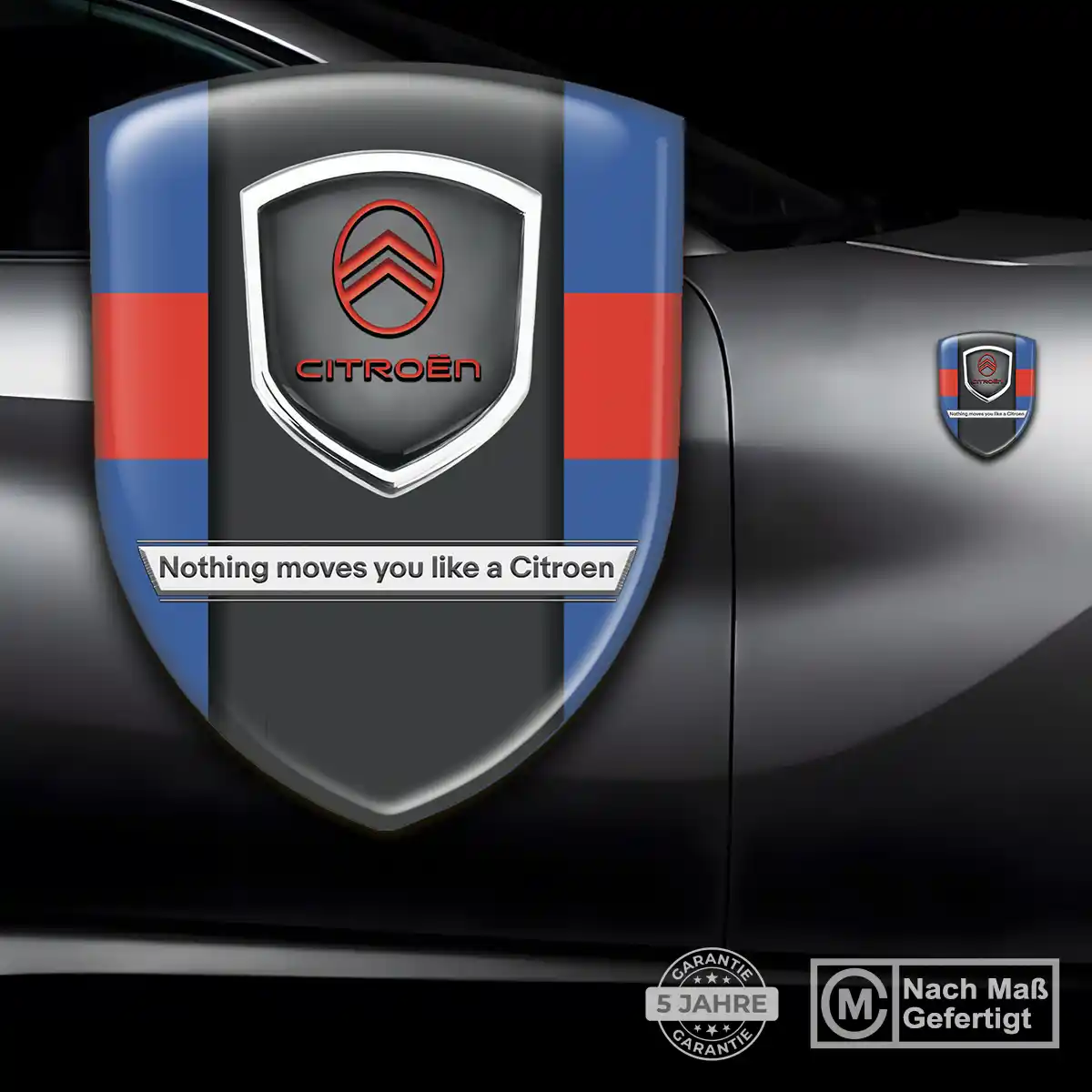 Citroen Aufkleber 3D Gel Wappen Erstklassige Qualität