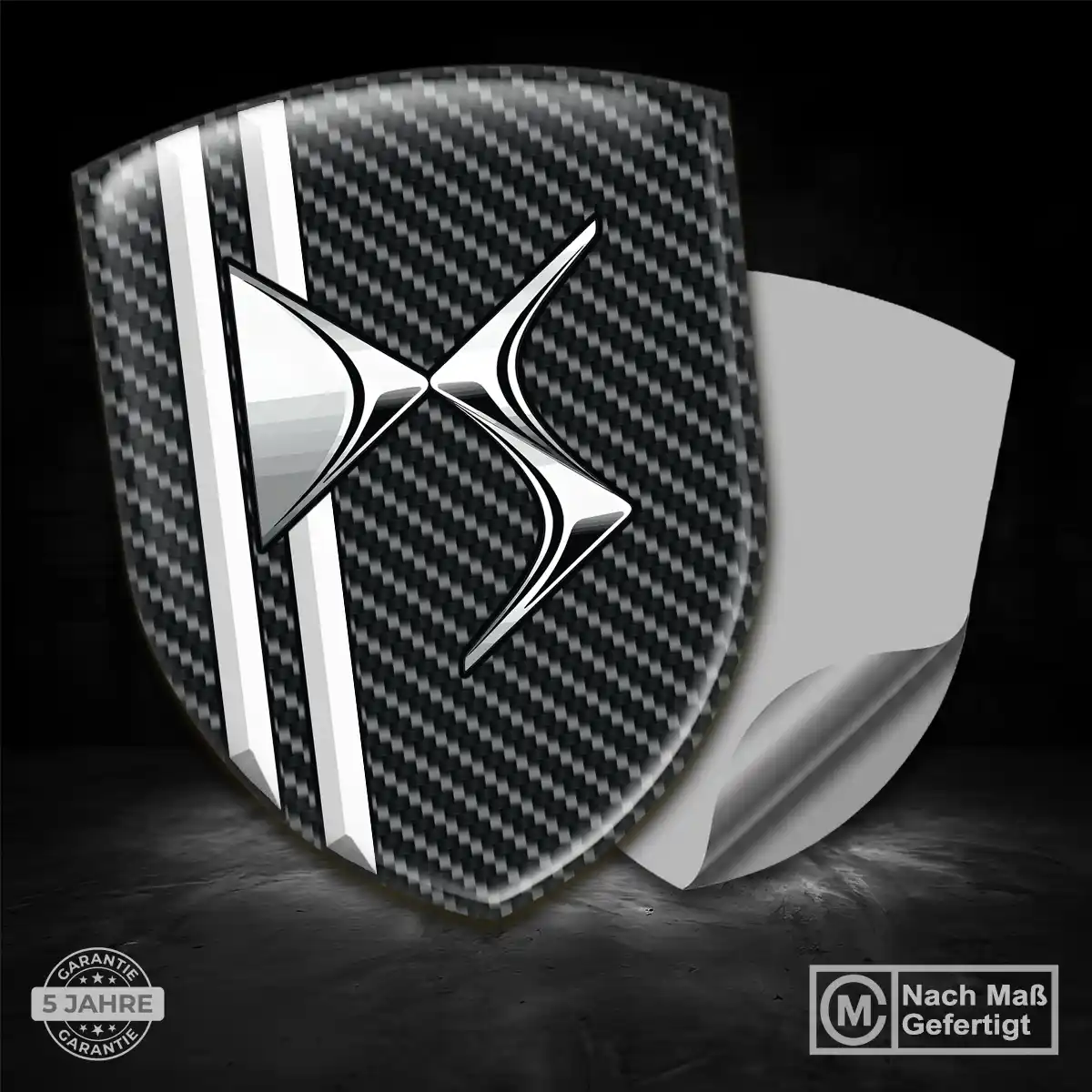 Citroen Aufkleber 3D Gel Wappen Exterieurdesign